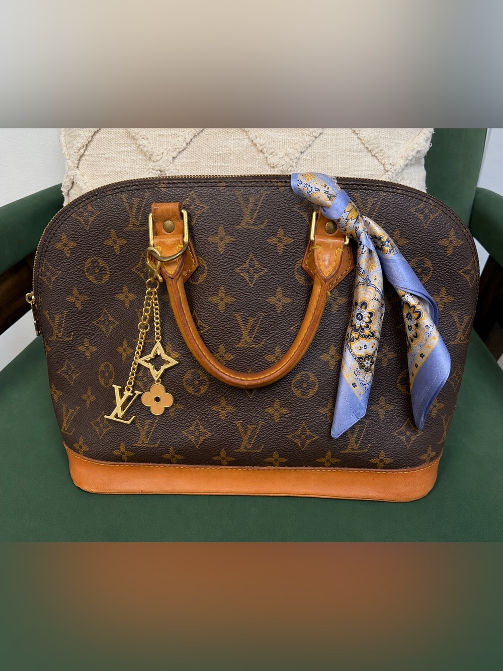 Louis Vuitton Alma Brown Monogram Handbag